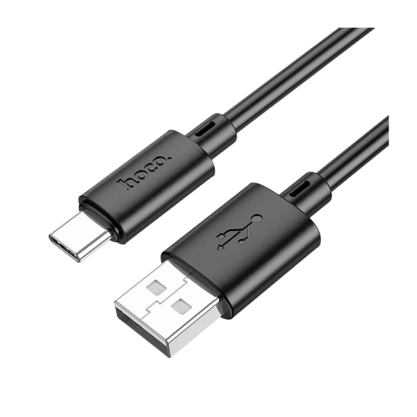 Кабель HOCO X88 USB (m)-Type-C (m) 1.0м 3.0A ПВХ черный (1/420)