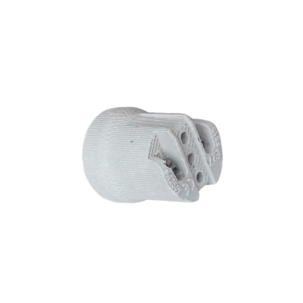 Патрон Прогресс Подвесной / В светильник E27 керамика белый (1/20/400)