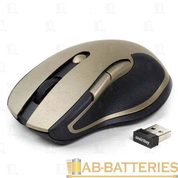 Мышь беспроводная Smartbuy 508AG классическая USB золотой (1/60)