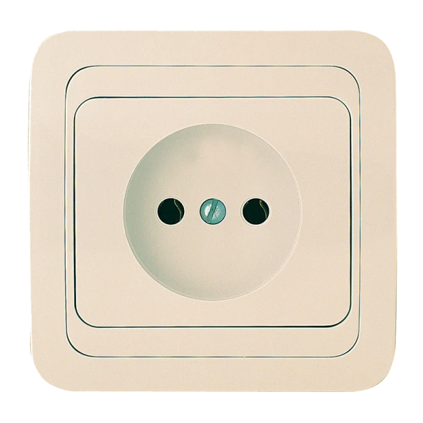 Розетка Makel Mimoza 1гн. кремовый 25002 (1/12)