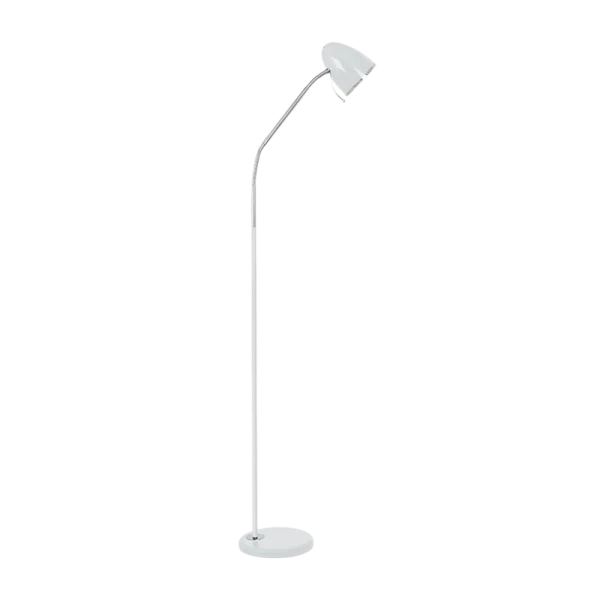 Торшер Camelion KD-309 40W 230V IP20 подставка белый (1/4)