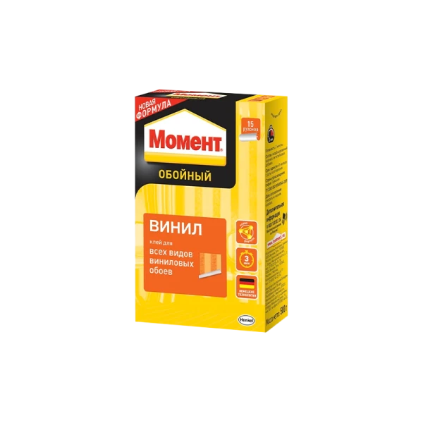 Клей Момент обойный 500г ВИНИЛ (1/12/360)