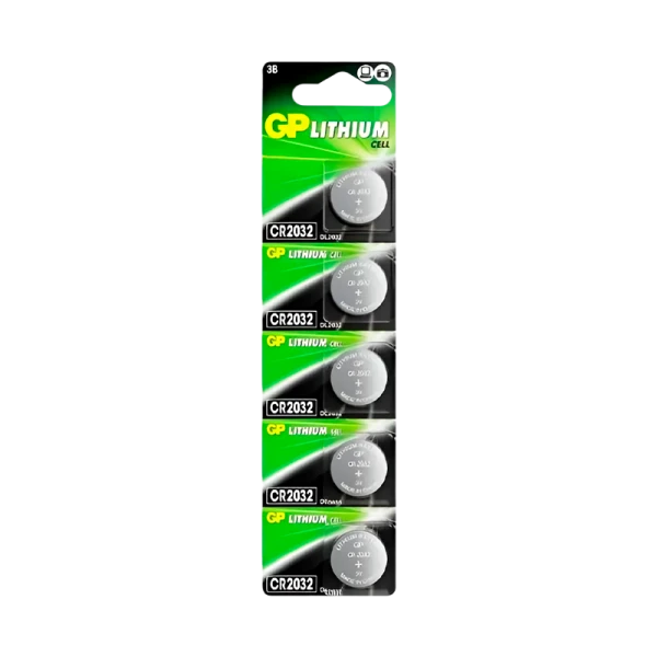 Батарейка GP CR2032 3CR5 BL5 Lithium 3V (5/100/2000)