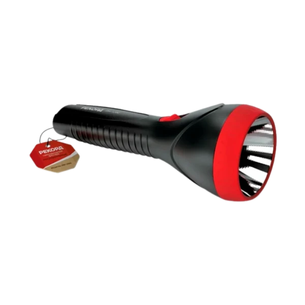 Фонарь туристический Рекорд PM-1200 от аккумулятора черный (1/5/40)