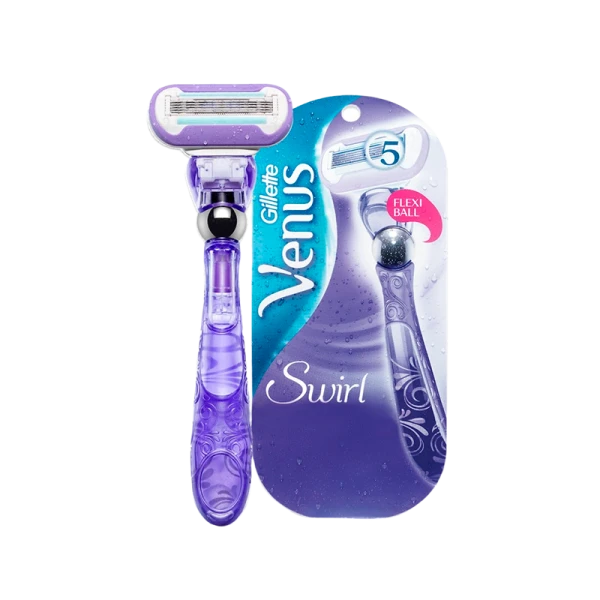 Сменные кассеты Gillette VENUS Swirl (RUS) 5 лезвий 4шт. (цена за 1 шт) (4/40)