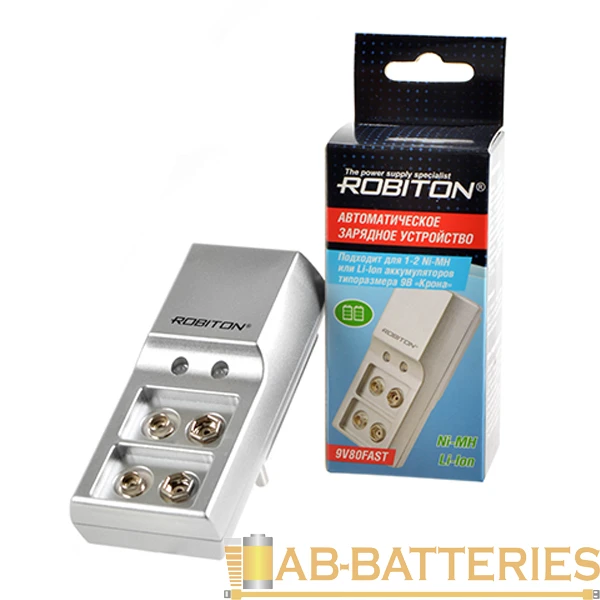 Зарядное устройство ROBITON 9V80FAST BL1 (1/300)