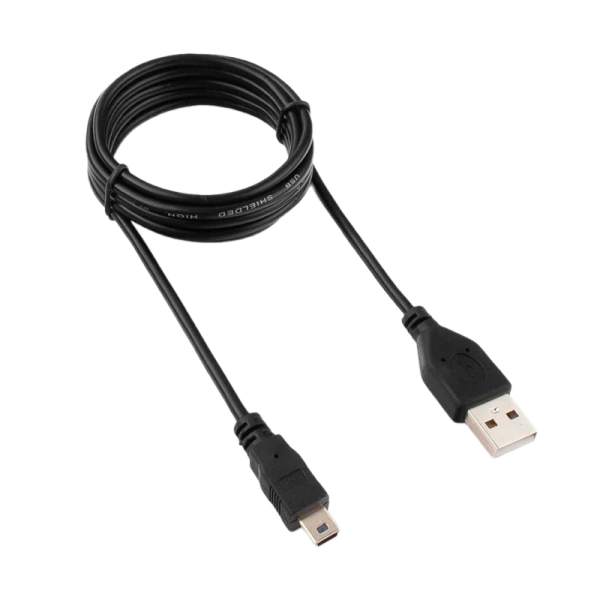 Кабель Гарнизон USB (m)-miniUSB (m) 1,8м силикон черный
