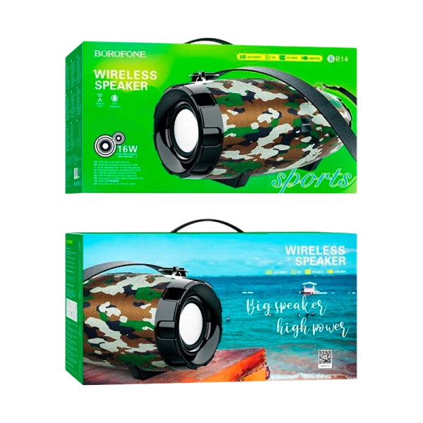 Портативная колонка Borofone BR14 bluetooth 5.0 microSD камуфляж (1/12)