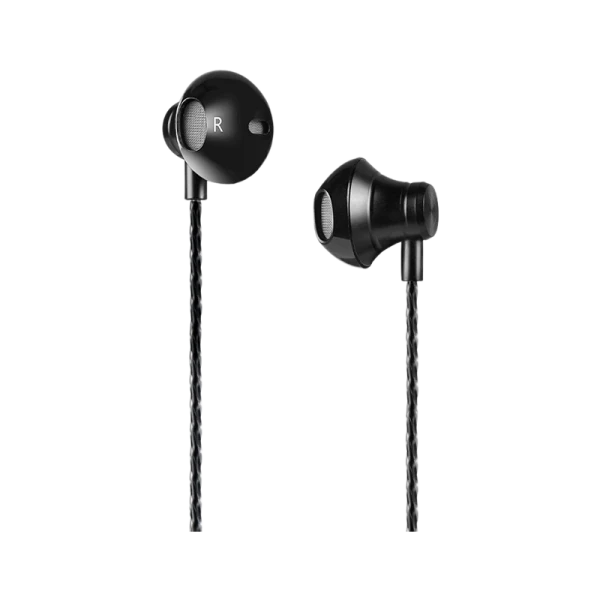 Наушники вставные HOCO M18 с микр. черный (1/30/300)