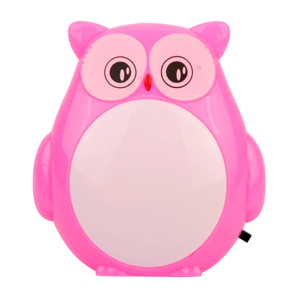 Ночник Camelion NL-243 "Сова" 220V в розетку ассорти (1/24/96)