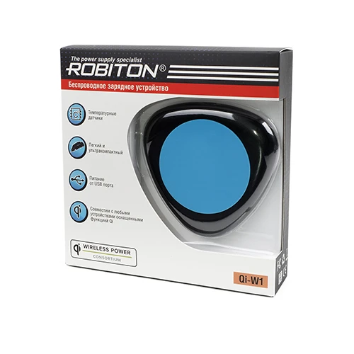 Зарядное устройство ROBITON Qi-W1 BL1 (1/60)