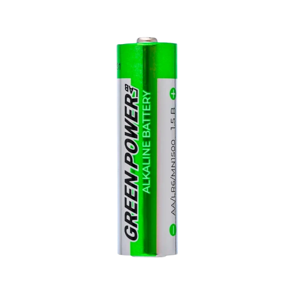 Батарейка GREEN POWERlab LR6 AA Shrink 4 Alkaline 1.5V (4/40/1000)
