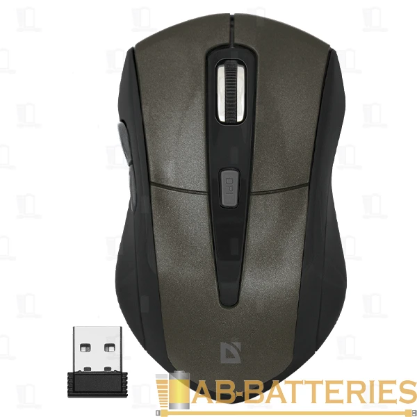 Мышь беспроводная Defender MM-965 Accura классическая USB коричневый (1/40)