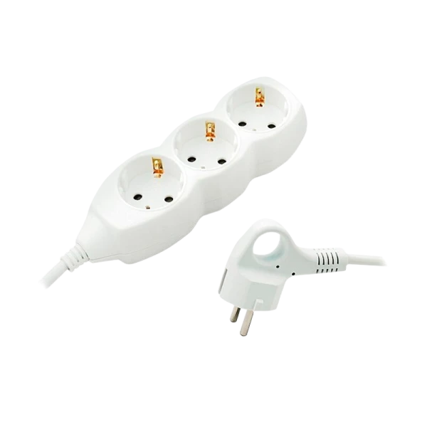 Удлинитель Старт S 3р.С/З 10A 5.0м ПВС 3x0.75мм² IP20 белый (1/20)