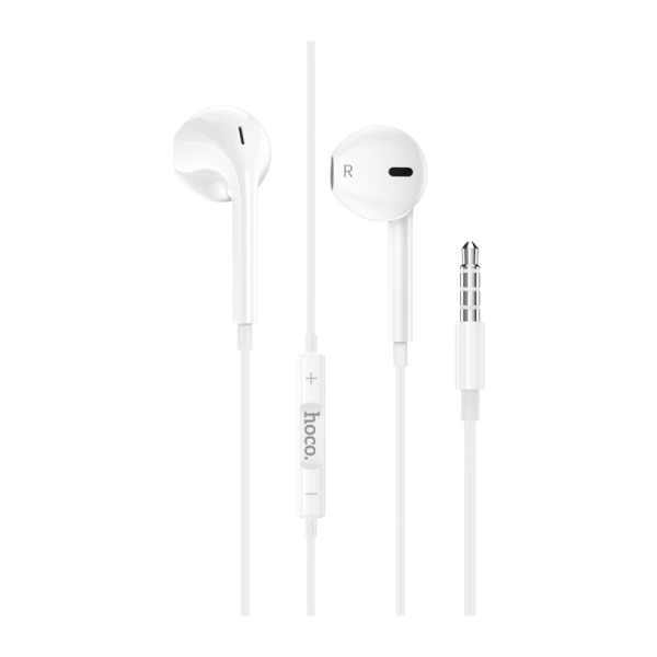 Наушники внутриканальные HOCO M101 с микр. белый (1/144/864)