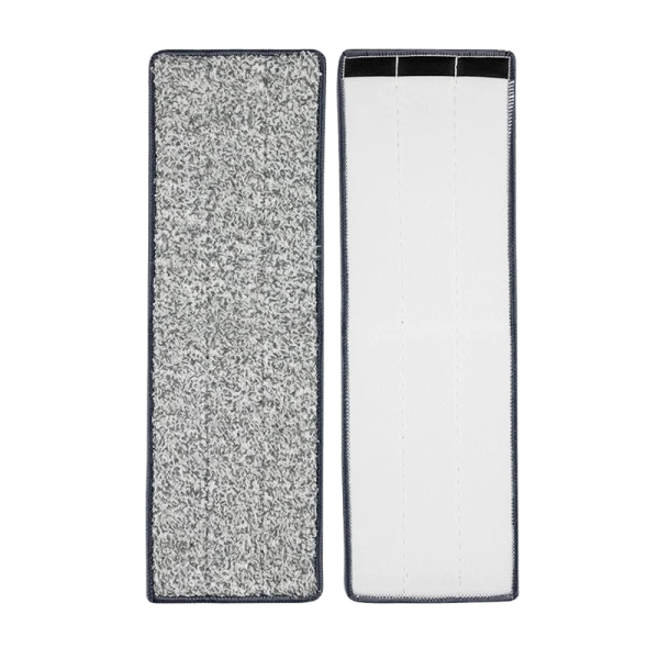 Насадка для швабры Рыжий кот WRING SIMPLE-N микрофибра 35х11.5см серый (1/10/200)