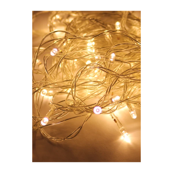 Гирлянда Космос 100LED 10.8м лампочки нить 8 режимов белый (1/50)