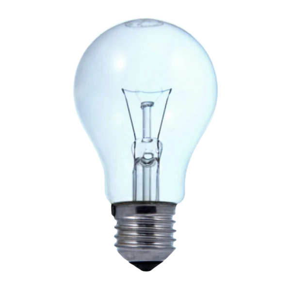Лампа накаливания Старт E27 75W 220-240V груша Б прозрачная (1/10/50)