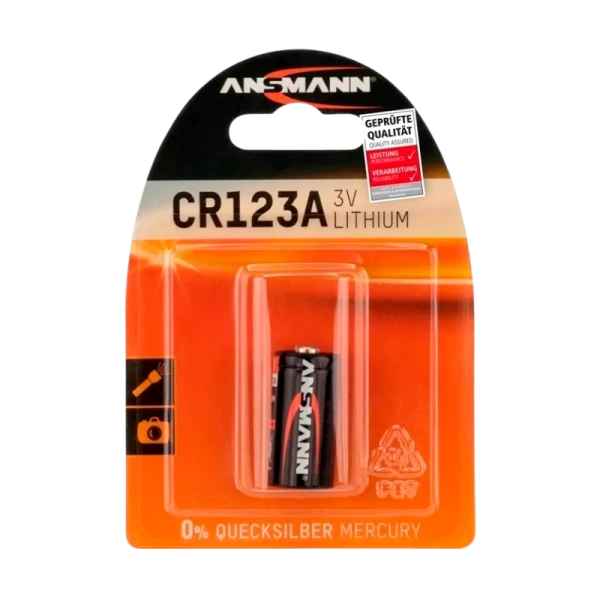 Батарейка ANSMANN 5020012 CR123A&nbsp;&nbsp;BL1 1/12
