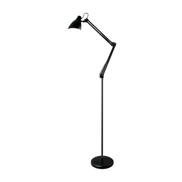 Торшер Camelion KD-332 40W 230V IP20 на основании черный (1/4)