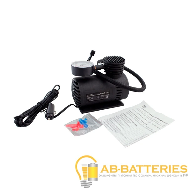 Автомобильный компрессор Старт ACP121 ВЕТР 12л/мин черный