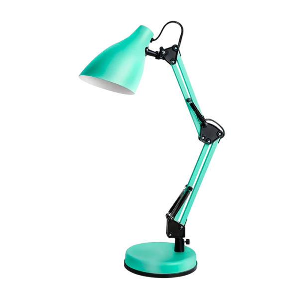 Светильник настольный Camelion KD-331 40W 230V E27 на основании мятный (1/6)