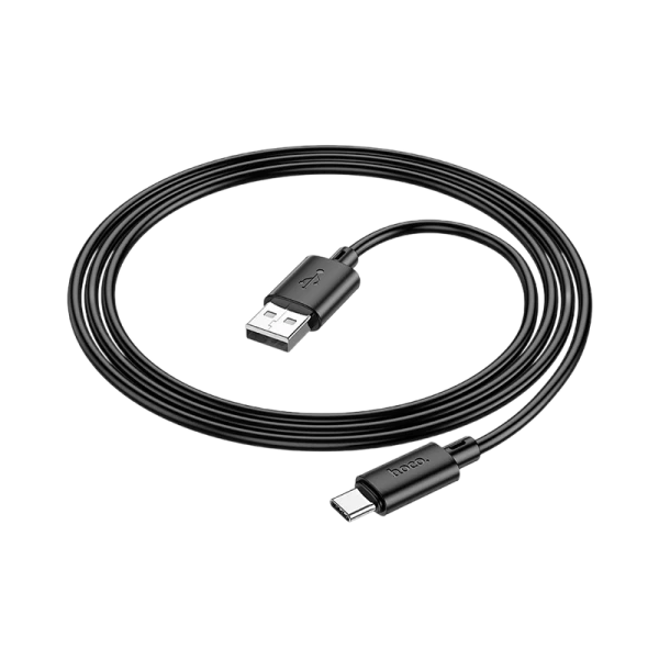 Кабель HOCO X88 USB (m)-Type-C (m) 1.0м 3.0A ПВХ черный (1/420)
