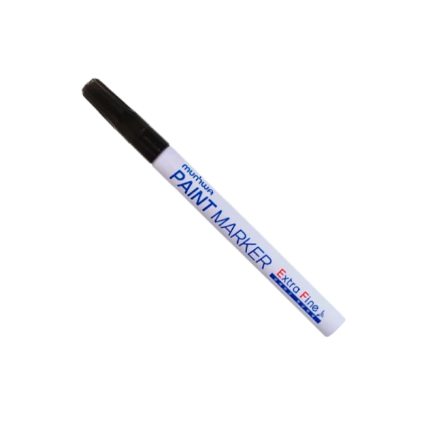 Маркер промышленный MunHwa PAINT MARKER Extra Fine EFPM-01 1.0мм нитрокраска черный (1/12/576)
