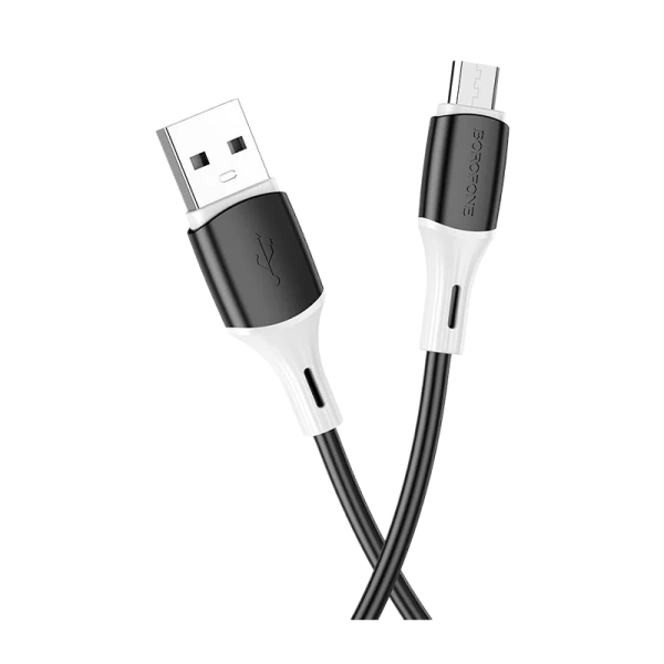 Кабель Borofone BX79 USB (m)-Type-C (m) 1.0м 2.4A силикон черный (1/360)