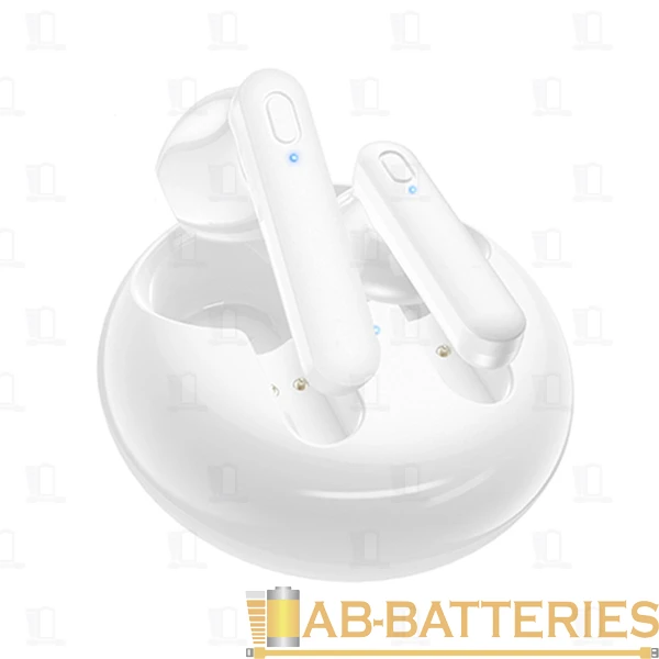 Наушники внутриканальные Borofone BW08 bluetooth 5.1 с микр. белый (1/20/120)