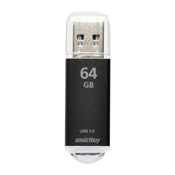 Флеш-накопитель Smartbuy V-Cut 64GB USB3.0 пластик черный