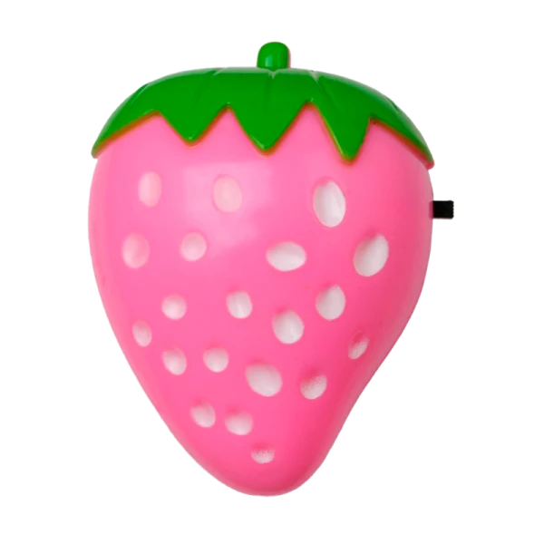 Ночник Camelion NL-180 "Клубника" 4LED 0.5W 220V в розетку (1/24/96)