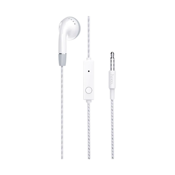 Наушники вставные HOCO M61 с микр. на одно ухо белый (1/31/310)