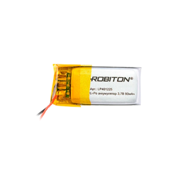 Аккумулятор ROBITON LP401225 3.7В 90mAh PK1 (1/250)