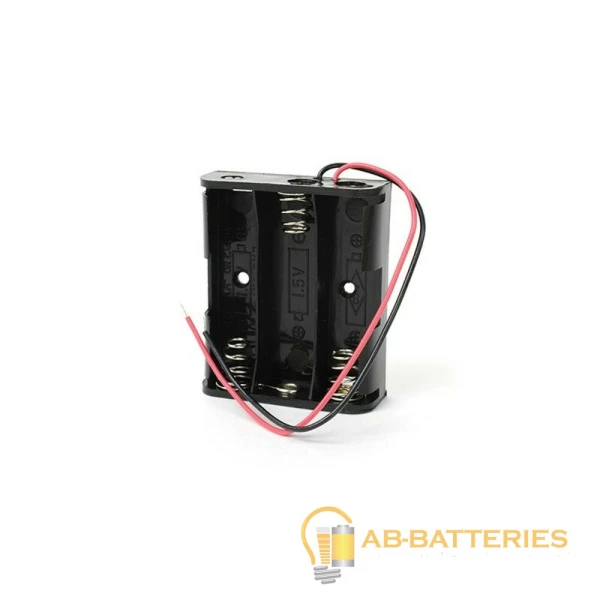 Отсек для элементов питания ROBITON Bh3xAA с двумя проводами PK1 (1/100/1000)