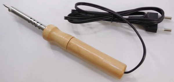 Паяльник электрический SPARK LUX с деревянной рукояткой, 150Вт, 220В (1/60)