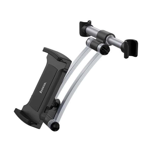 Держатель автомобильный HOCO CA62 на подголовник серебряный черный (1/34)