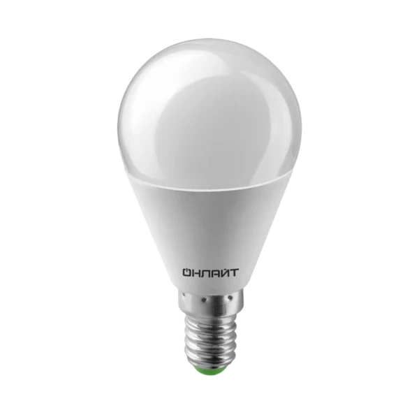 Лампа светодиодная ОНЛАЙТ OLL-G45-10-230-4K-E14(100)