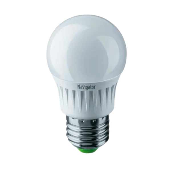Лампа светодиодная Navigator G45 E14 9W 2700К 220-240V шар (1/10/100)