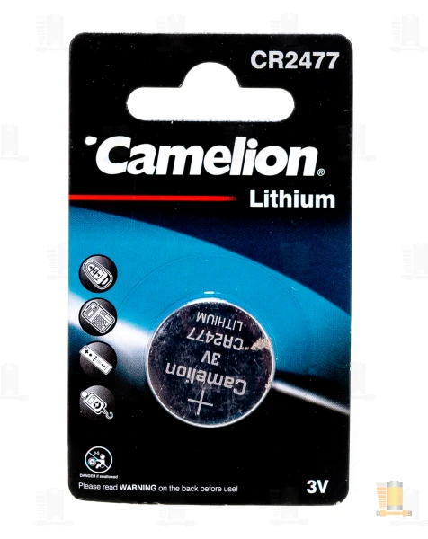Батарейка ET CR2477-HC3 BL1 3-ножки, горизонтальный монтаж, литиевый элемент, 3V (1)