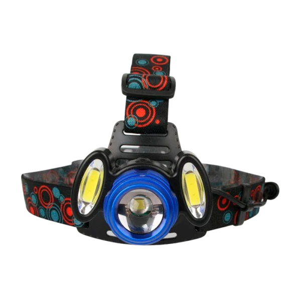 Фонарь налобный Ultraflash E1334 4W 1LED+COB от аккумулятора IP20 4 режима черный (1/50)