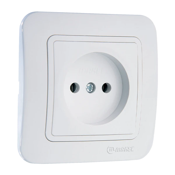 Розетка Makel Lillium 1гн. 16A белый 70022 (1/12)