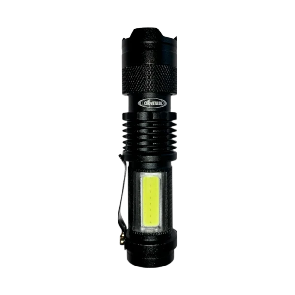Фонарь универсальный Облик 208 3W 2LED от аккумулятора ZOOM