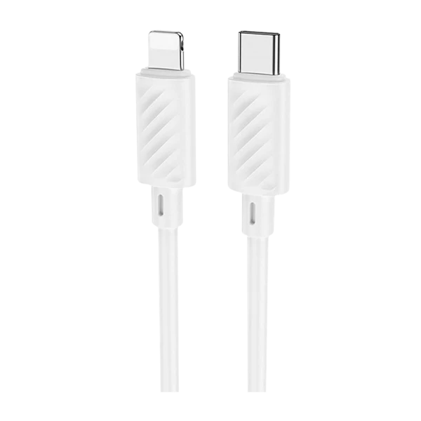 Кабель HOCO X88 Lightning (m)-Type-C (m) 1.0м 20W ПВХ белый (1/420)