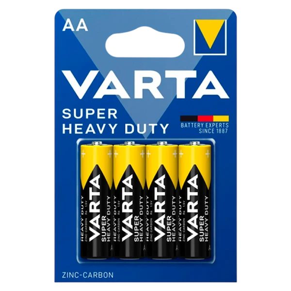 Батарейка Varta SUPERLIFE R6 AA BL4 Heavy Duty 1.5V (2006) (4/48/240)