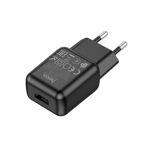 Сетевое З/У HOCO C96A 1USB 2.1A черный (1/27/162)
