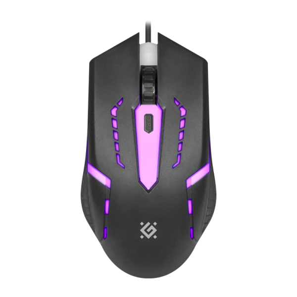 Мышь проводная Defender MB-600L Flash классическая USB черный (1/40)