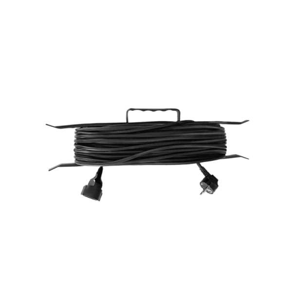 Удлинитель Прогресс на рамке 1р.С/З 16A 40.0м 3x1.5мм² черный