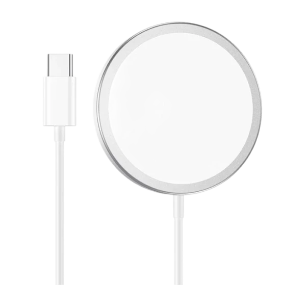 Беспроводное З/У Borofone BQ9 Pro 3.0A 15W MagSafe с кабелем Type-C серый (1/31/186)