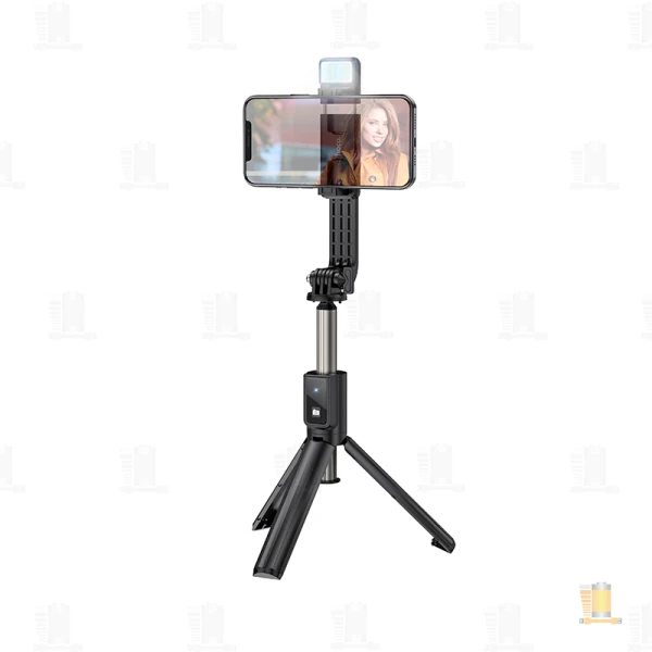 Монопод HOCO K15 60-85мм черный (1/98)